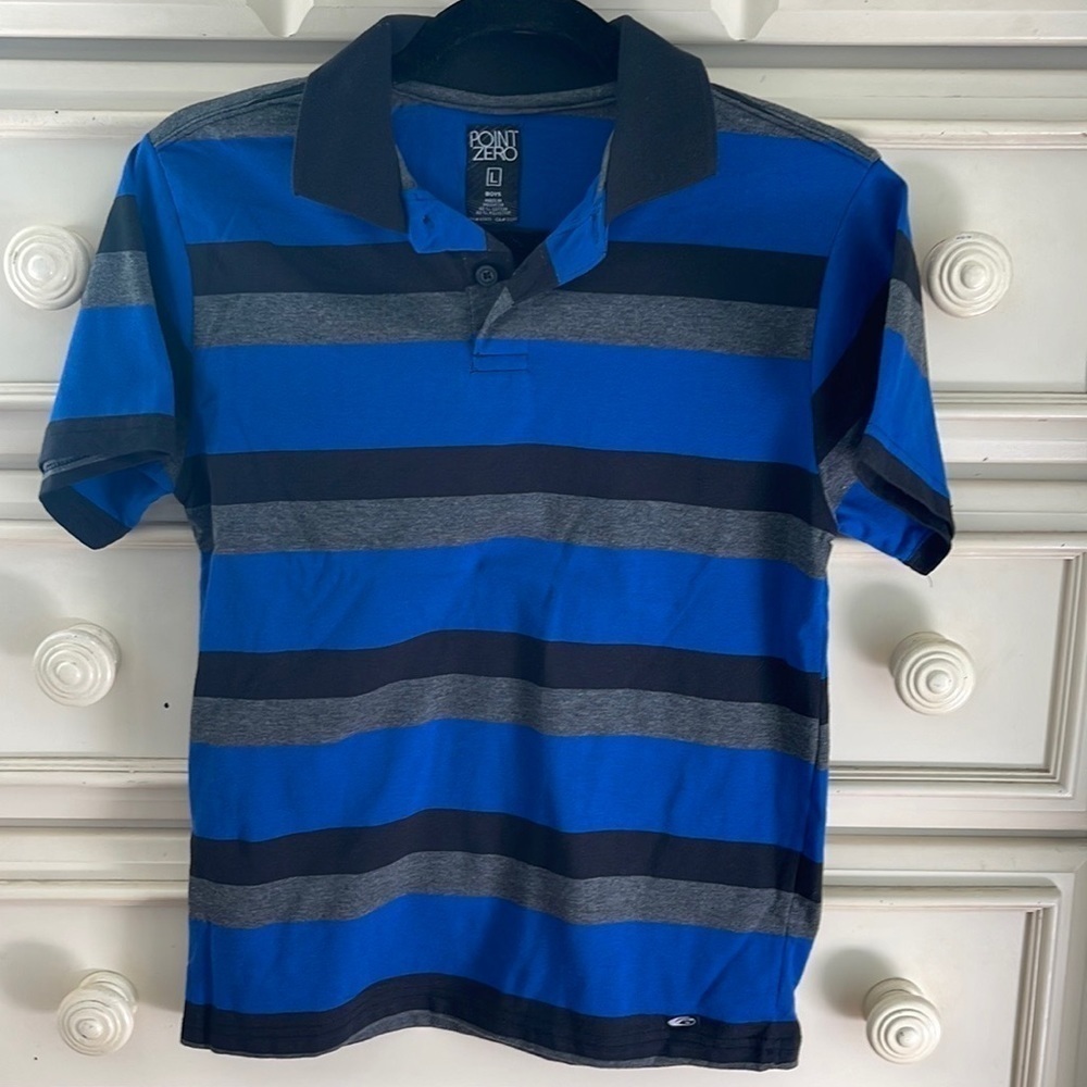 𝅺NWT Boys Point Zero short sleeve polo shirt